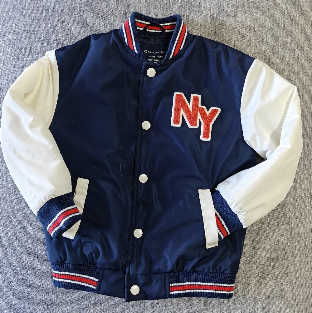 Kids Navy and White Jacket 4-5 years old spring/autunm outfit